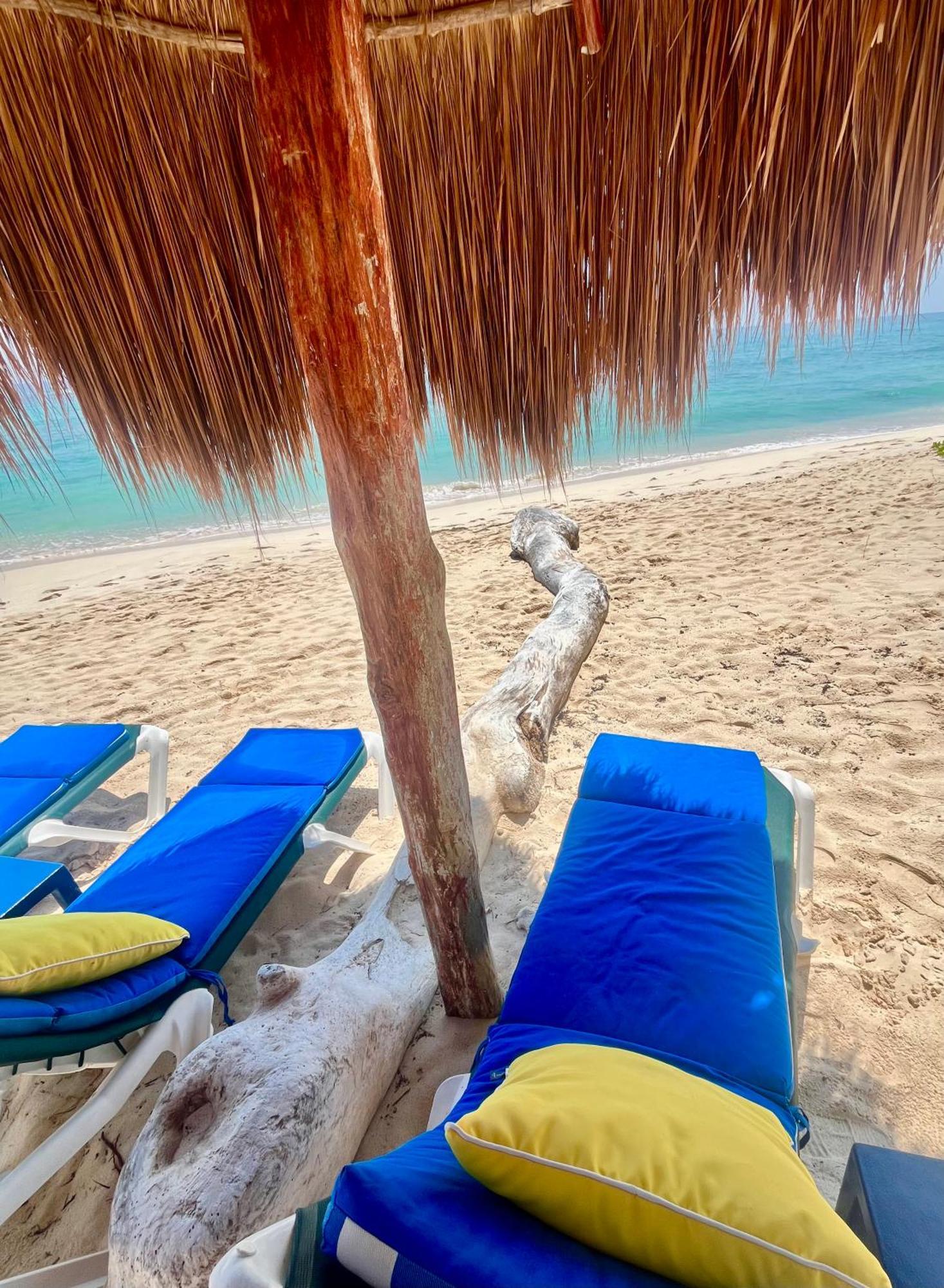 Beachfront Hammock Heaven Akumal Exteriér fotografie
